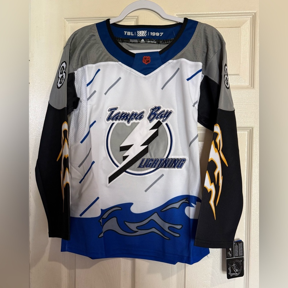 Adidas Blue and Gray Jersey - Picture 1 of 3